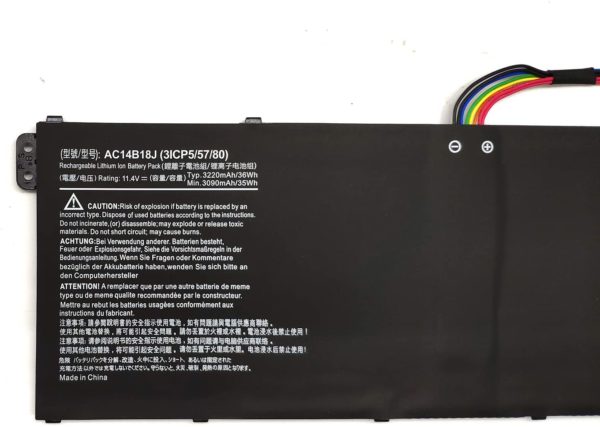 Ac14b18j Replacement Battery For Acer Travelmate B115 Mp B115 M Chromebook 13 Cb5 311