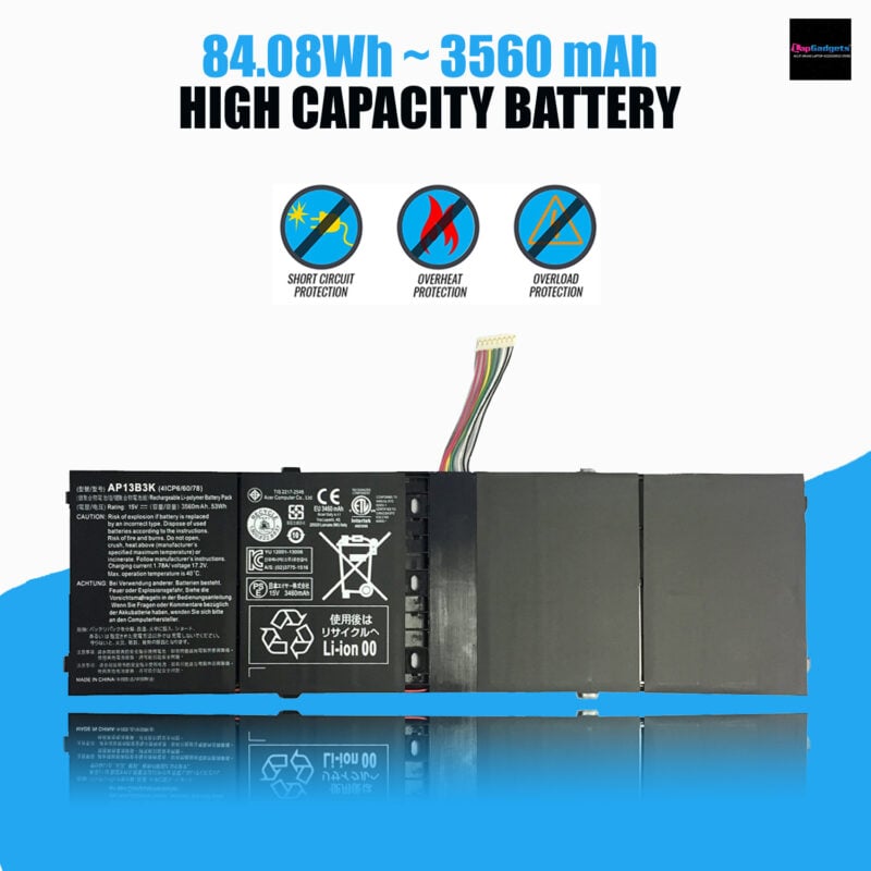 AP13B8K Laptop Battery