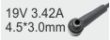 65w 3.42a 4.5mm*3.0mm center pin