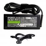 Sony 90w charger adapter 19.5v- 4.7amp with power cord - 1yr warranty