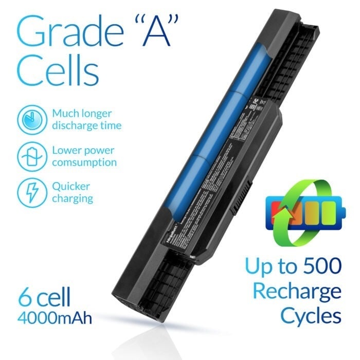Asus A31-K53 Battery, A42-K53 A32-K53, A41-K53 (4000mAh,6 cells)