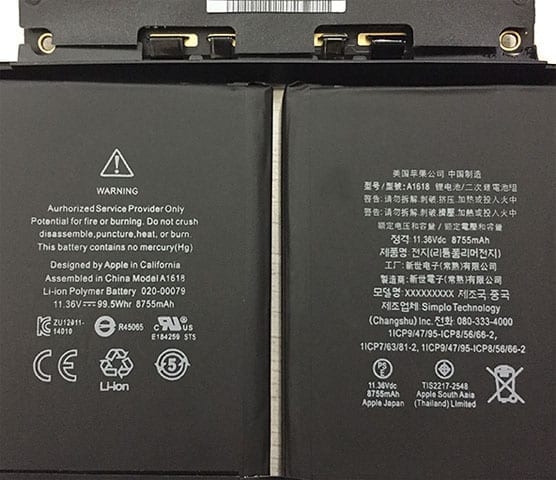 apple a1618 battery