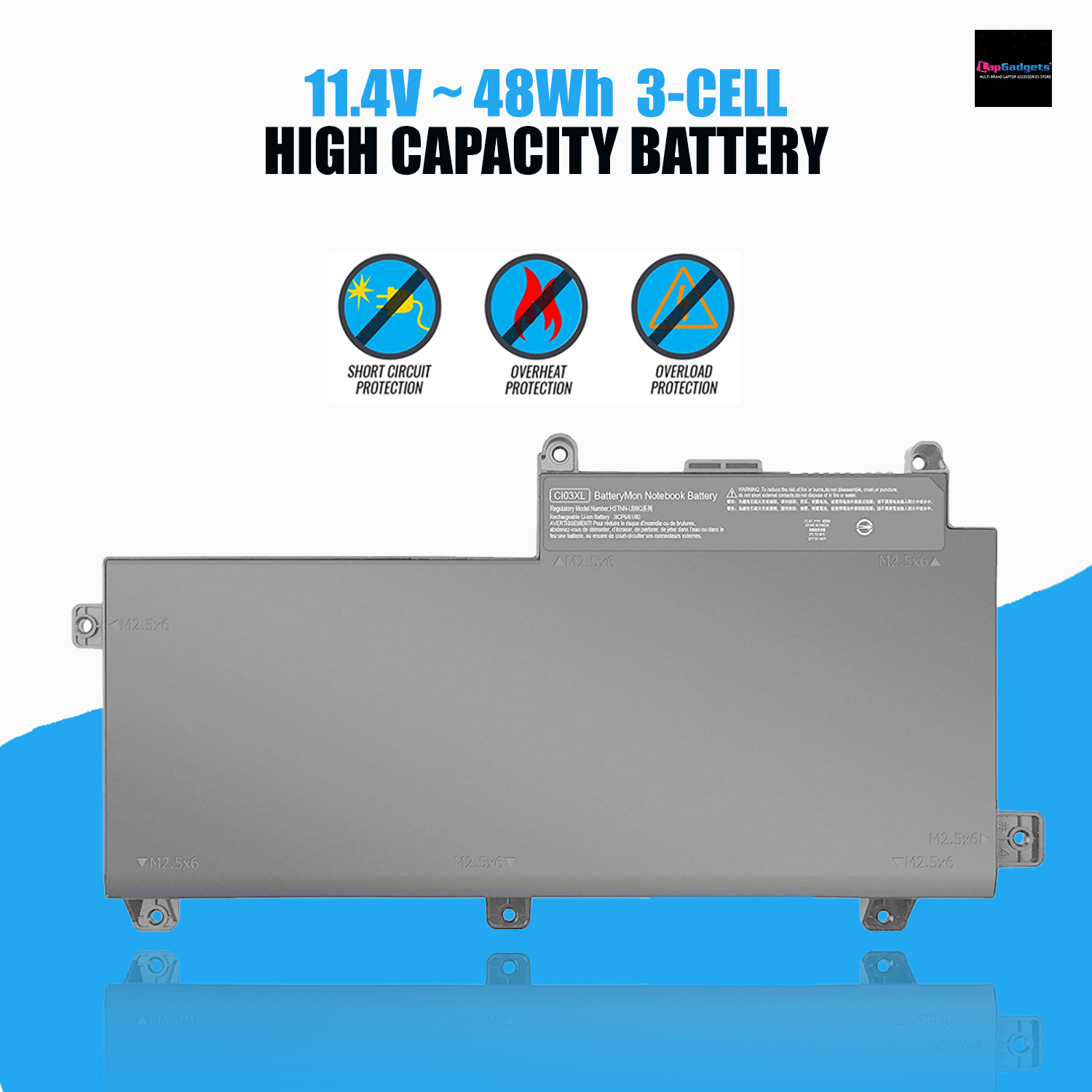 CI03 CI03XL Battery For HP