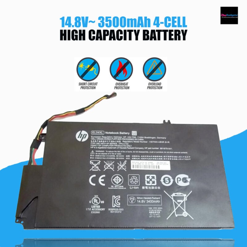 HP EL04XL battery for Envy 4-1000