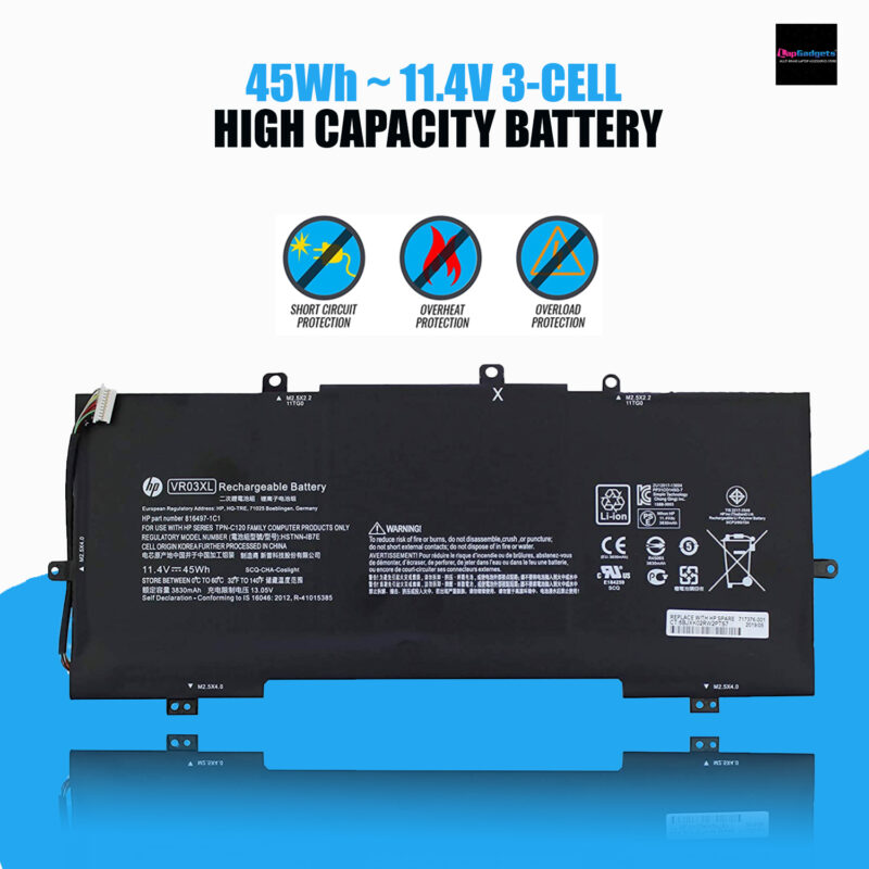 HP VR03XL battery