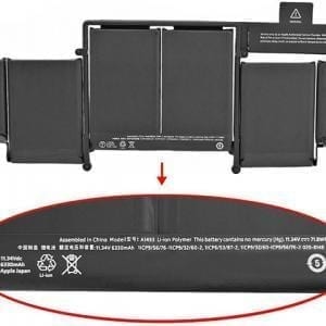 Apple A1582 A1493 A1502 New Laptop Battery for MacBook Pro 13 inch (2015 Version) Laptop Replacement Battery, fit Macbook Pro 13" Retina 2015 Retina A1502 A1582 ME864 ME865