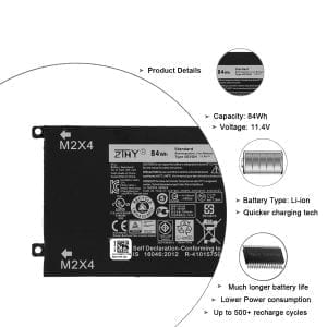 4GVGH Dell Precision 5510 XPS 15 9550 Series laptop battery 84WH 1P6KD 01P6KD 11.4V