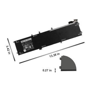 4GVGH Dell Precision 5510 XPS 15 9550 Series laptop battery 84WH 1P6KD 01P6KD 11.4V