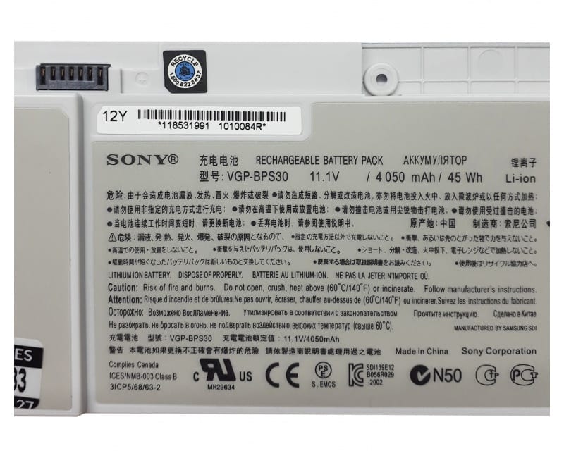 VGP-BPS30 Laptop Battery For Sony VAIO SVT-11 SVT-13 T11 T13 SVT-1111M1E/S VT13117ECS Series Notebook 4050mAh