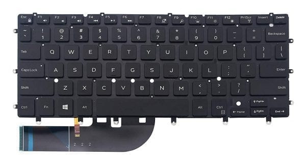 Replacement US Black Backlit Keyboard for Dell Inspiron 13 7347 7348 7352 7353 7359