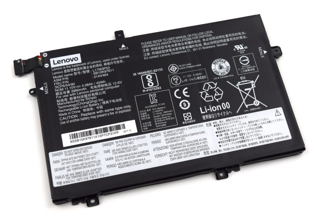 Battery For Lenovo Thinkpad L480 L580 Series 01AV464 01AV465 L17M3P54  L17M3P53