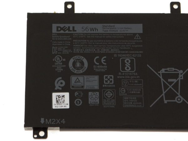 H5H20b1 H5H20 Laptop Battery for Dell XPS15 9560 9570 7590 M5520 M5530 5D91C P56F001 05041 62MJV Battery