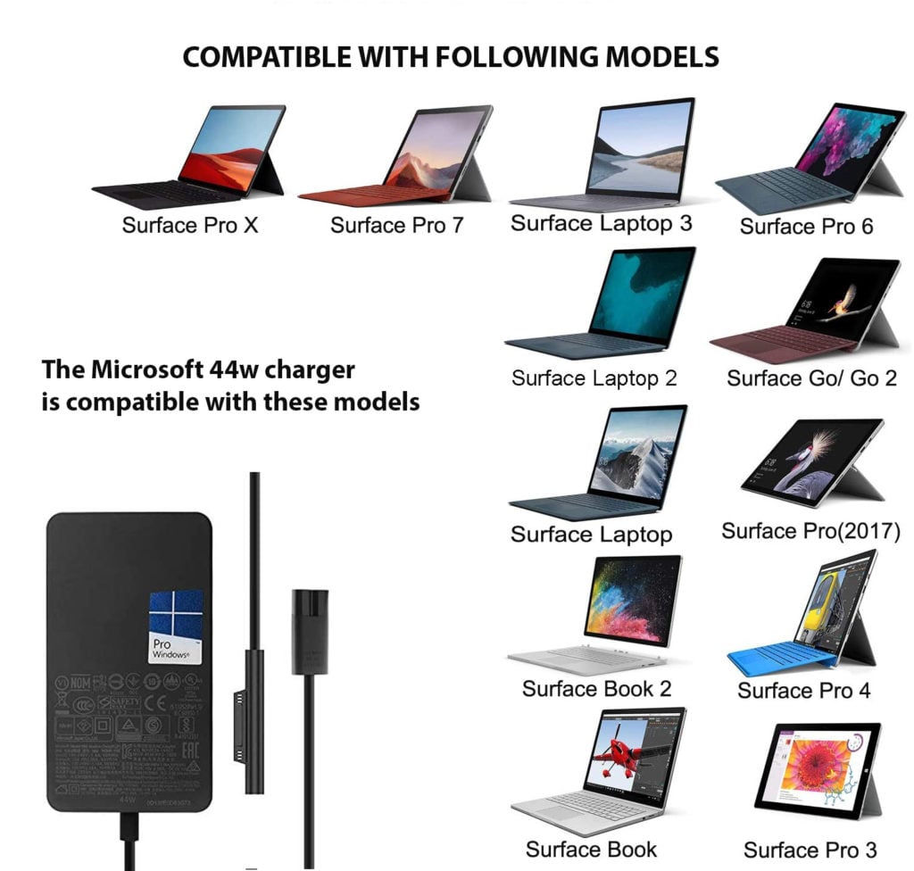 surface pro charger