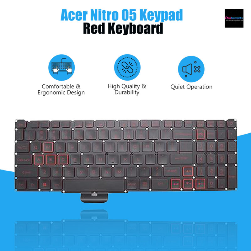 Backlit Keyboard for Acer Nitro 5 AN515 AN515-51 AN515-52 AN515-53 Series Laptop P/N: N17C1 N16C7 US Layout
