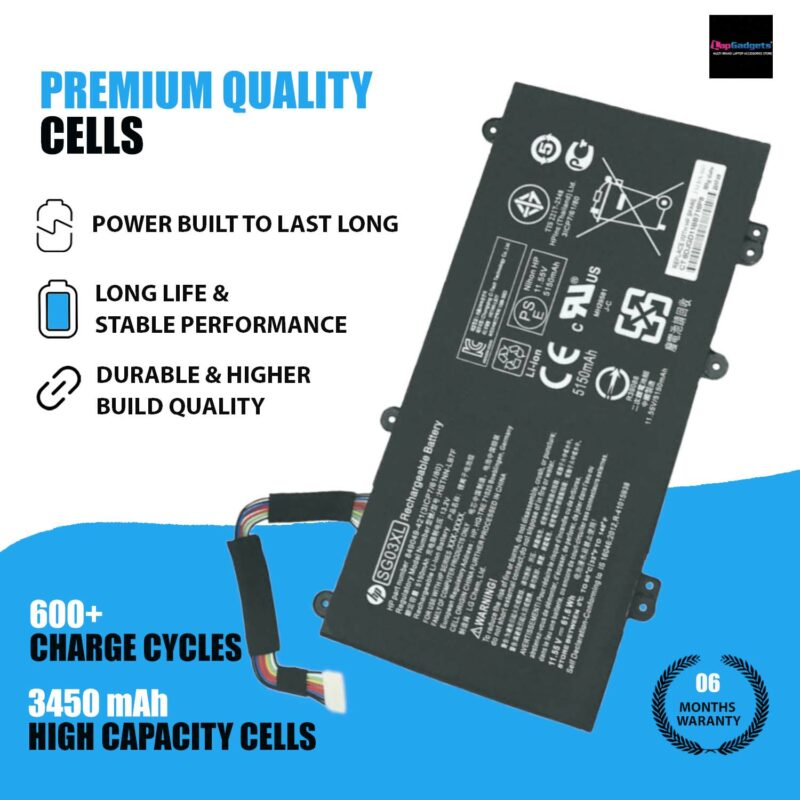 HP SG03XL battery for HP 17-U series