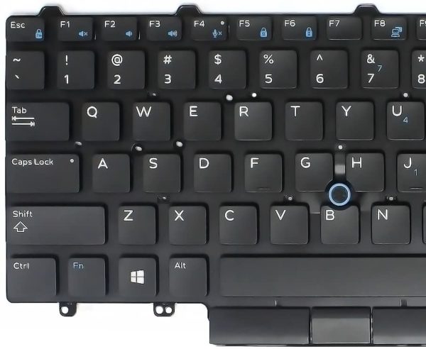 Us Layout Laptop Replacement Backlit Keyboard With Point Stick For Dell Latitude 14 5000 (e5450) (e5470) 14 7000 (e7450) (e7470)