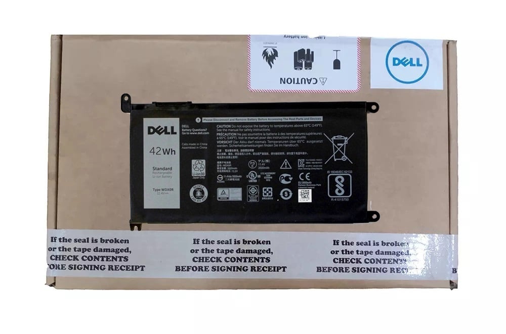 Genuine Dell Battery WDX0R 42Whr 4-cell  For Dell Inspiron 13 5368  5378 7368 7378