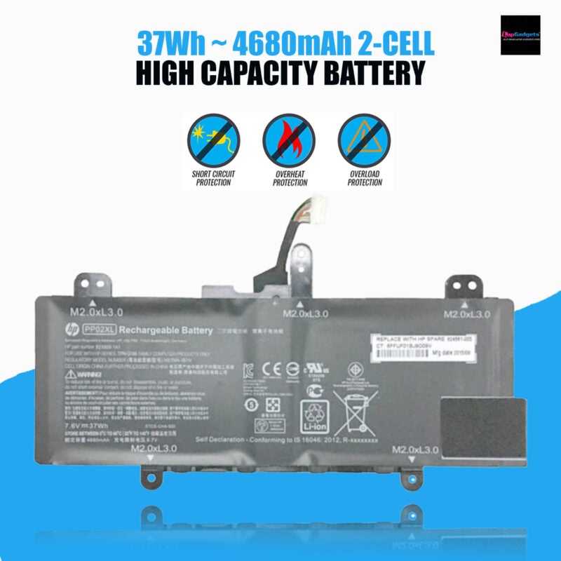 HP PP02XL Battery