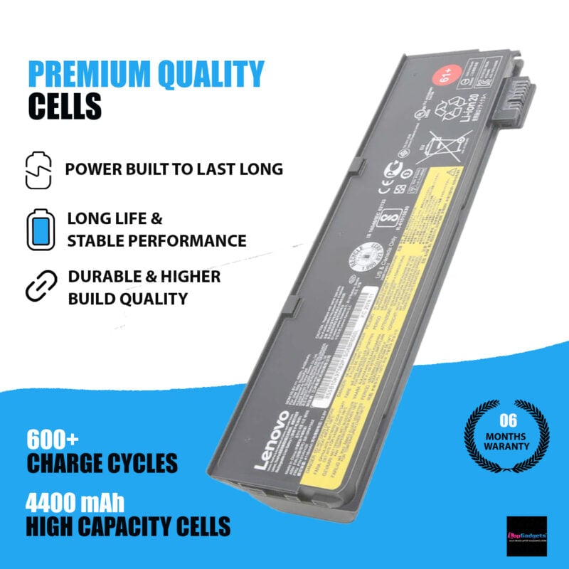 Lenovo 6 Cell 48 Wh Battery 61+ 4X50M08811 For P51S ,P52S, T470, T480, T570, T580, TP25