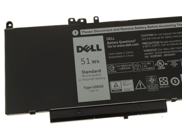 New Dell Original Latitude E5450 E5550 4 Cell 51wh Original Laptop Battery G5m10