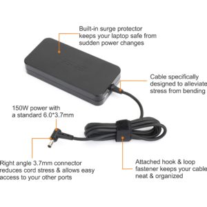 ASUS ADAPTER 150W 20V ? 7.5A (6PHI) ADP-150CH B /A18-150P1A for TUF GAMING FX505 FX506 FX705 G531GT G731GT series laptops