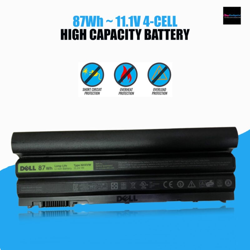 E5420 Original 9-Cell 87Wh Laptop Battery