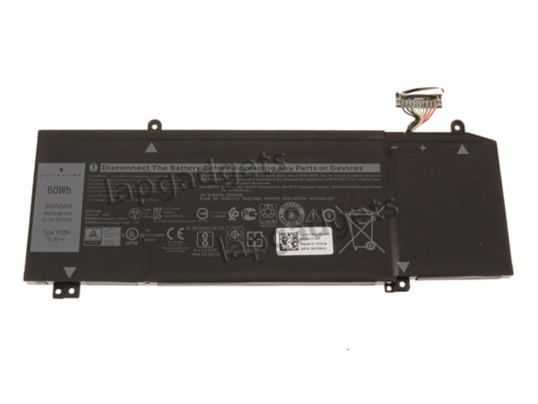 dell alienware m15 m17 60wh 4 cell original laptop battery 1f22n