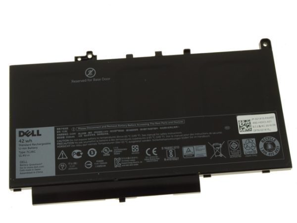 new dell oem latitude e7470 e7270 3 cell 42wh original laptop battery 7cjrc