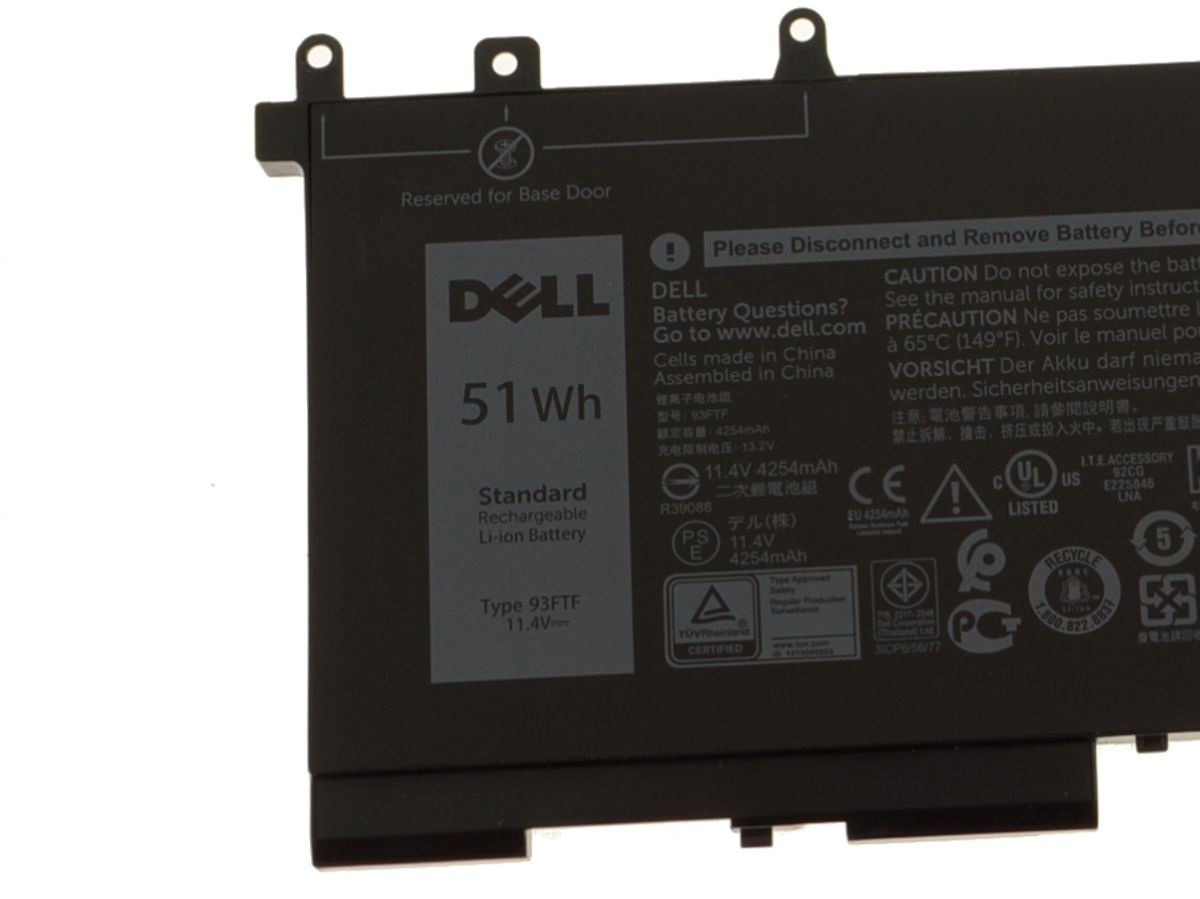 New Authentic Dell Latitude 5480 Battery 93FTF 51WH