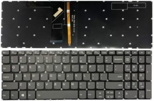 NEW US Keyboard for Lenovo IdeaPad 520-15 520-15IKB 320S-15 320-15ISK 320S-15IKBR 320-15ABR 320-15AST 320-15IAPUS keyboard black - With Backlite