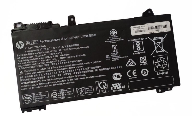 hp RE03Xl battery