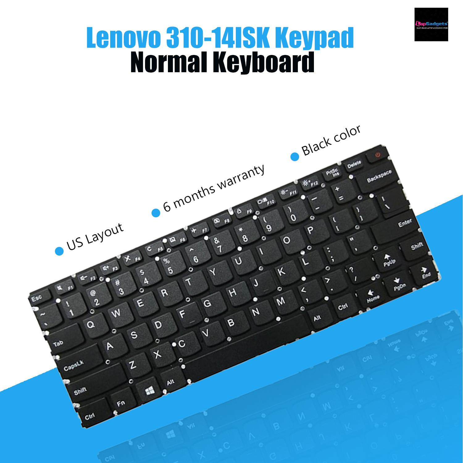 Lenovo Ideapad 310-14ISK 510-14ISK V310-14ISK V310-14ISK US Keyboard