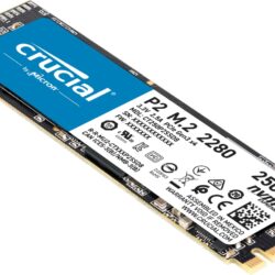 Crucial P2 M.2 3D NAND NVMe PCIe 250GB SSD Up to 2400MB/s - CT250P2SSD8