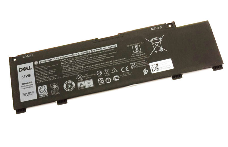 Dell 266J9 Battery for Dell Inspiron 5490 Ins 15PR-1545W 1548BR 1645W 1648BR 1742BR 1742W 1748BR G3 3500 3590 G5 5500 5505 Series 0415CG C9VNH 0PN1VN 0M4GWP MV07R 11.4V 51Wh