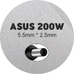 asus 200w charger 5.5x2.5mm