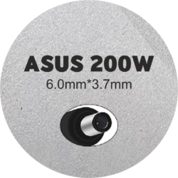 asus 200w charger 6.0x3.7mm