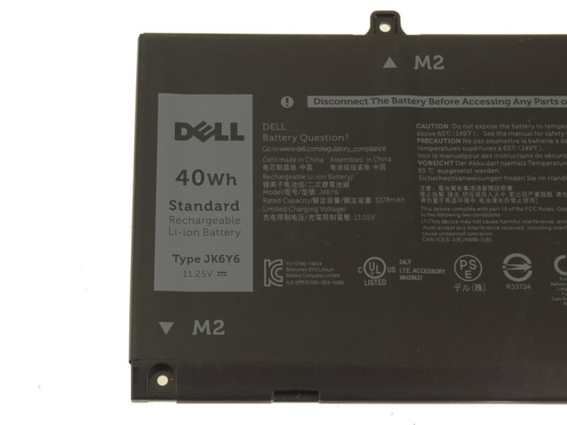 Dell Original battery JK6Y6 for Inspiron 5402 5502 / Latitude 3510 3-Cell 40Wh Laptop Battery 1 Year Warranty