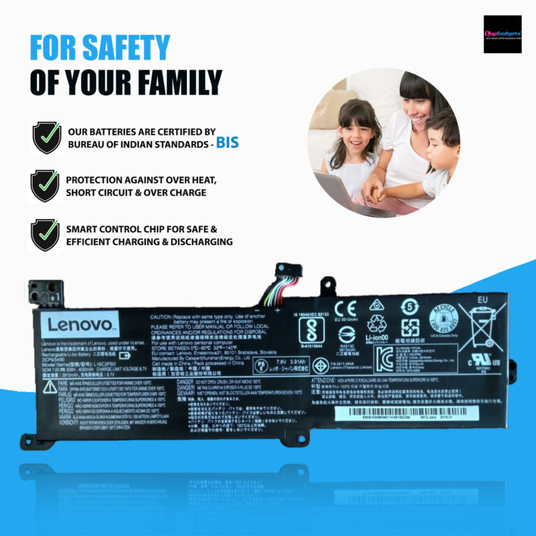 New Genuine Lenovo Ideapad 130-14IKB battery L16C2PB1 7.6V 35Wh 2 Cell Battery