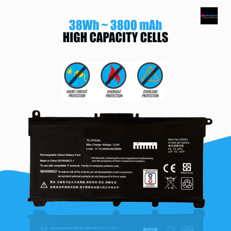 HP ht03xl battery