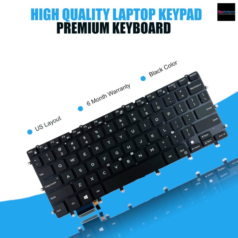Backlit keyboard for Dell XPS 13 9360