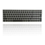 Backlit Silver Keyboard for Lenovo G50-70, G50-30, G50-45, G50-75, G50-80, G70-70, G70-80, Z50-70, Z50-75, Ideapad E50-70, and 500-15ISK