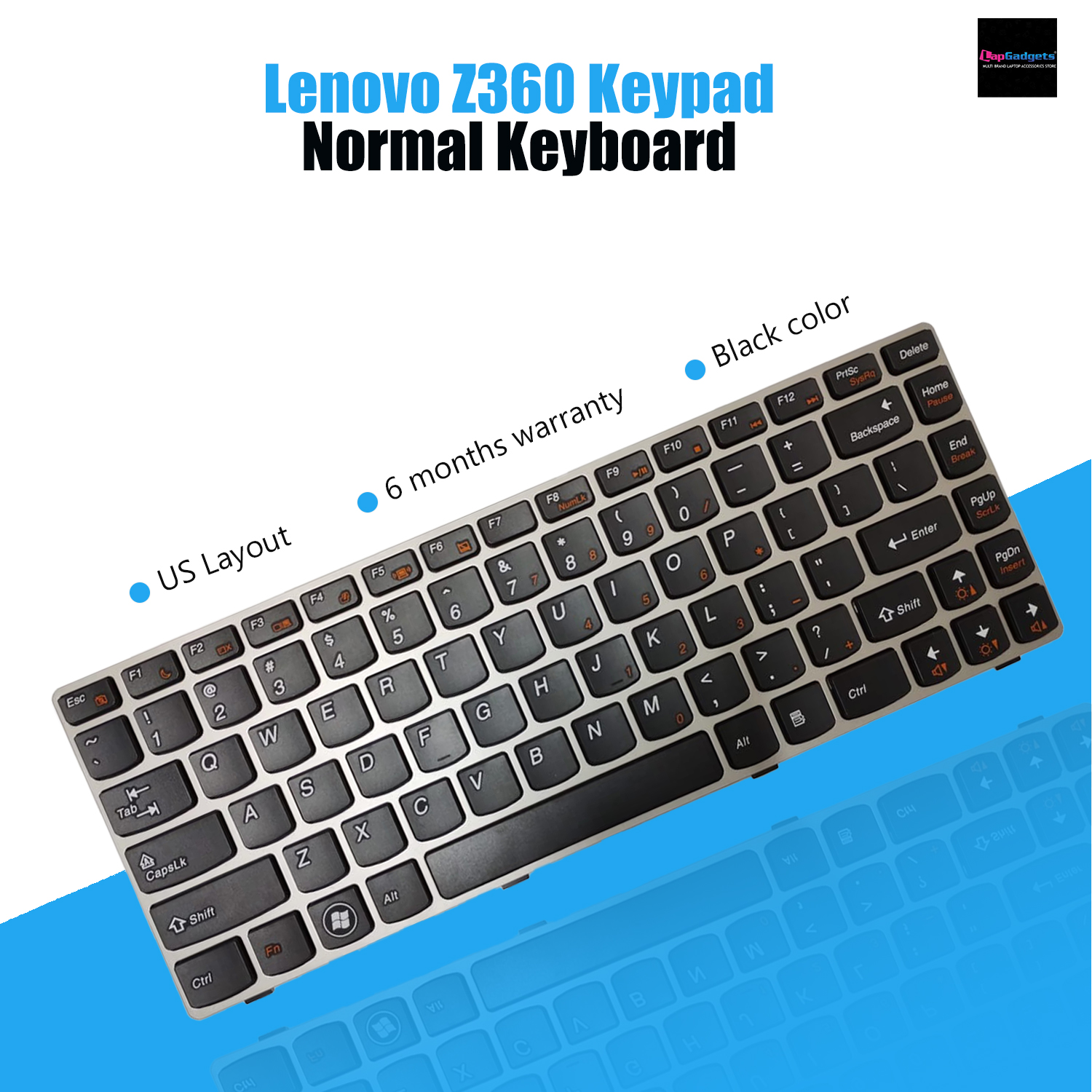 Z360 14 Inch Normal Black Keyboard - Your Typing Companion Lenovo IdeaPad Z360 Z360A Z360G Z360P G360 G360A