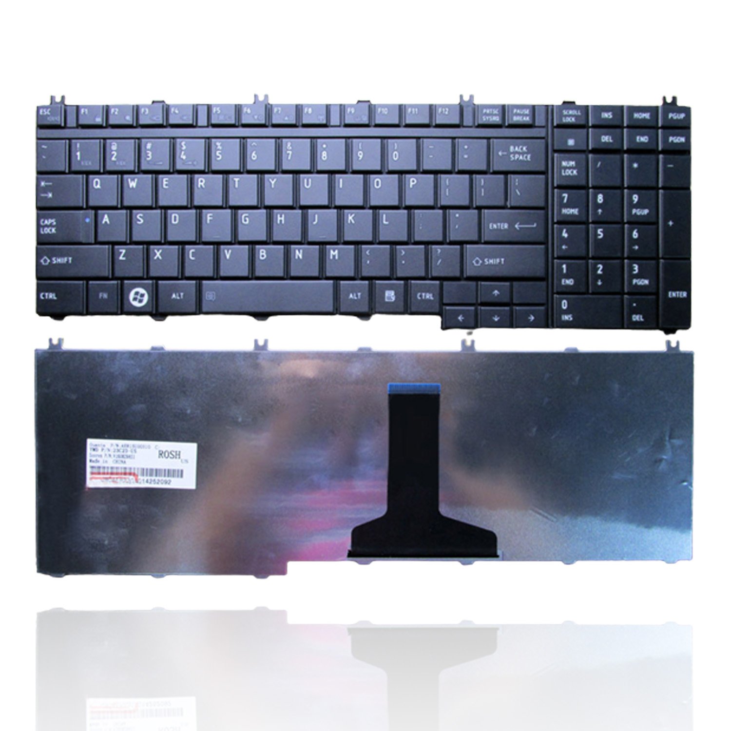 Standard 15-Inch Toshiba A500 Laptop Keyboard - Reliable and Efficient Typing