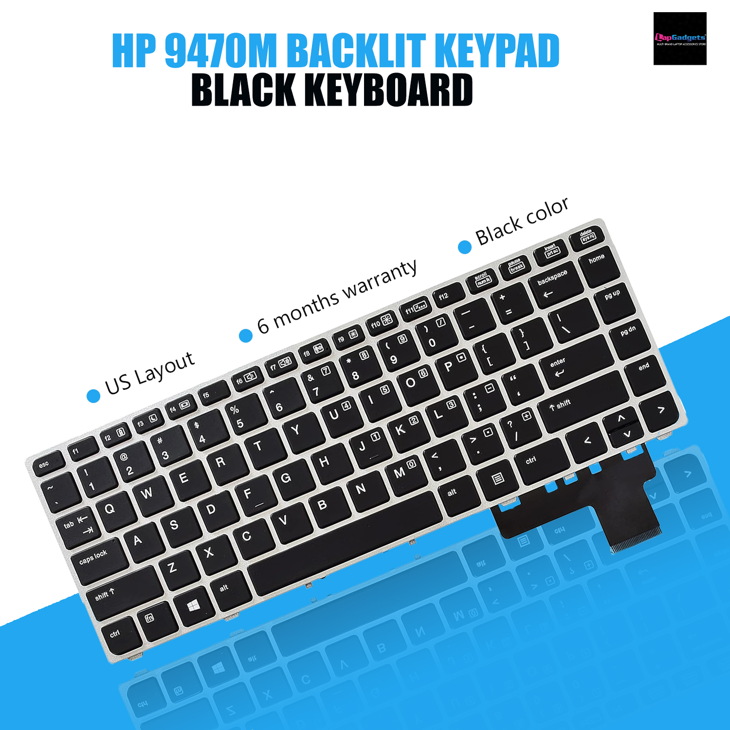 keyboard for HP EliteBook Folio 9470m