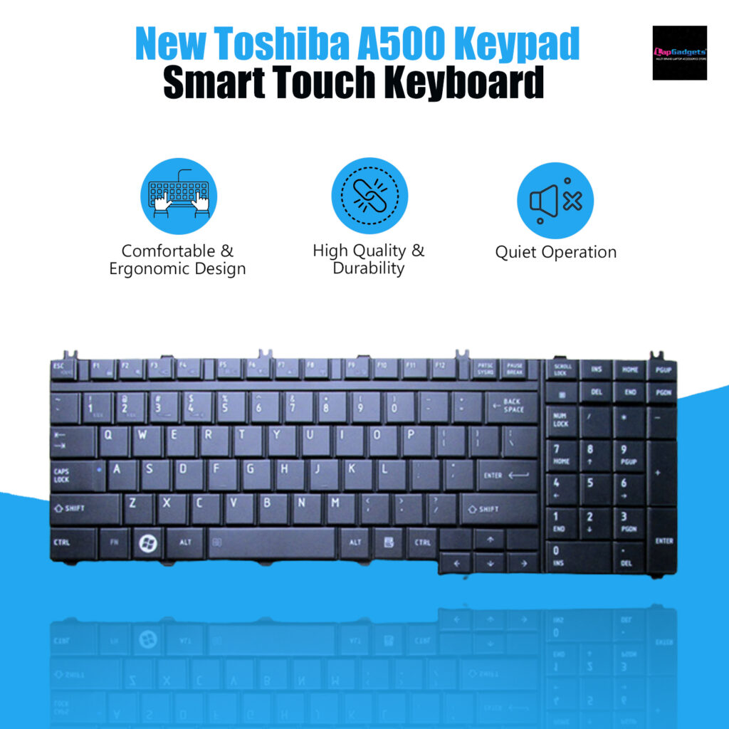 Laptop Keyboard for Toshiba A500 Series