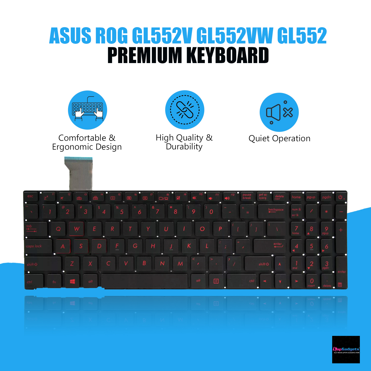 Laptop Keyboard for ASUS GL552V
