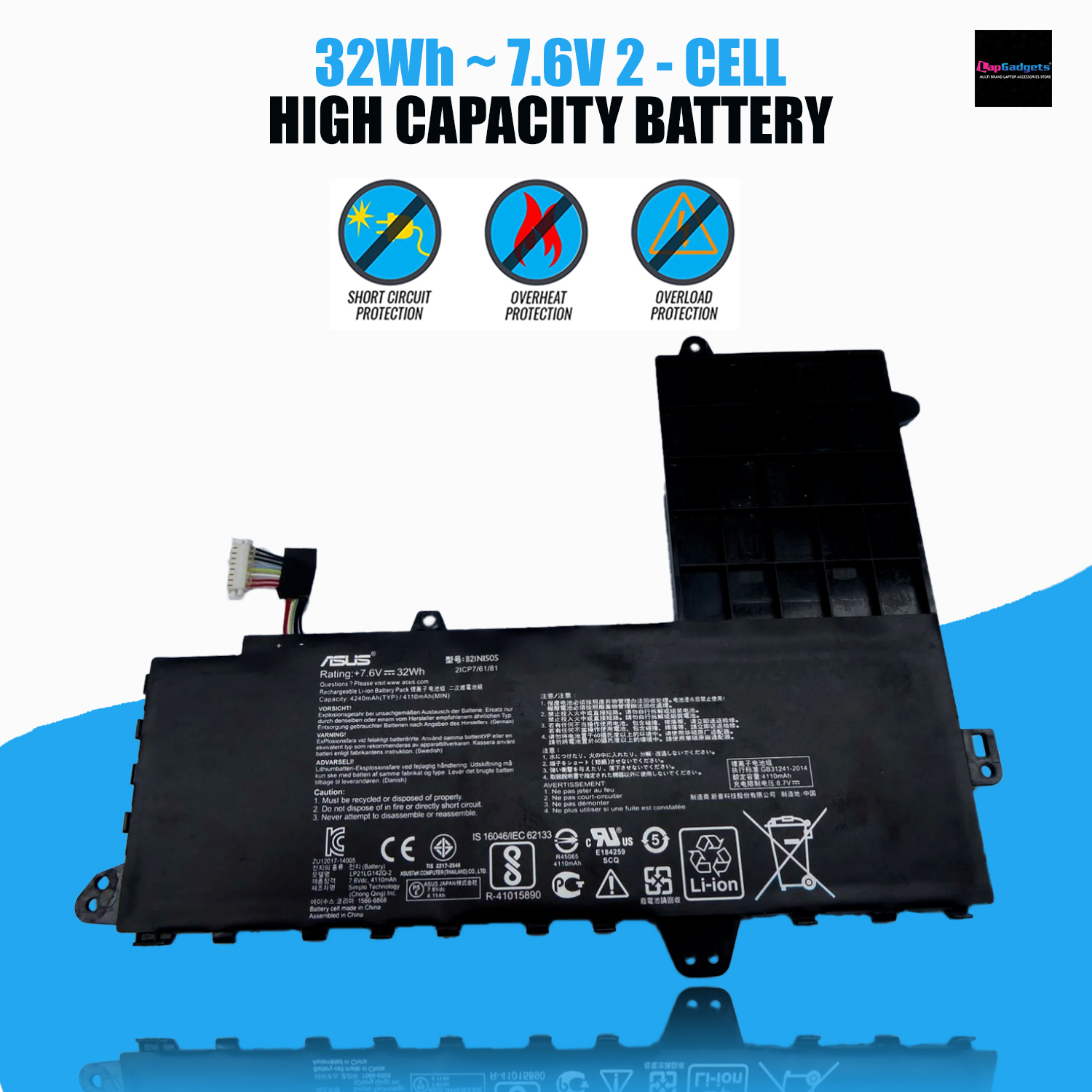 Asus B21N1505 Laptop Battery