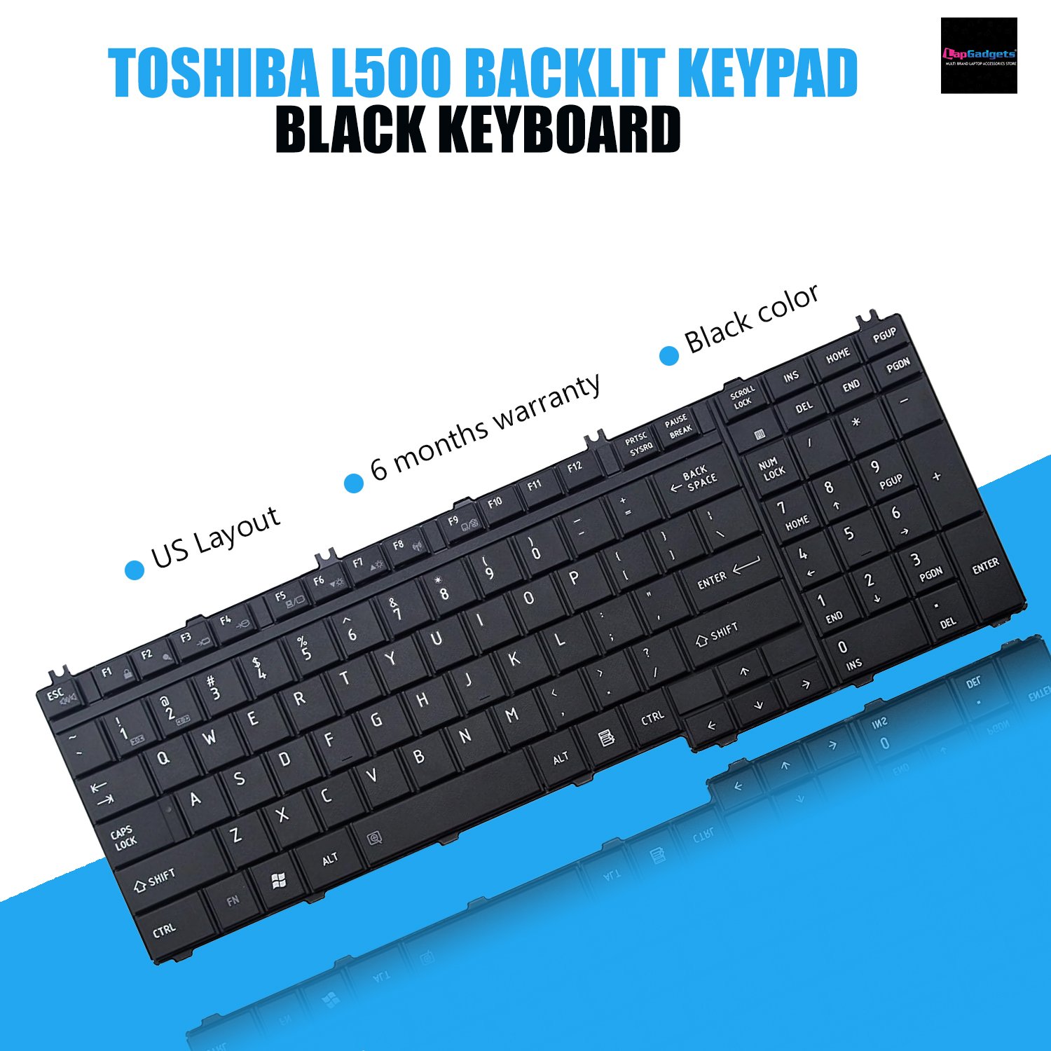 Laptop Keyboard for Satellite L500