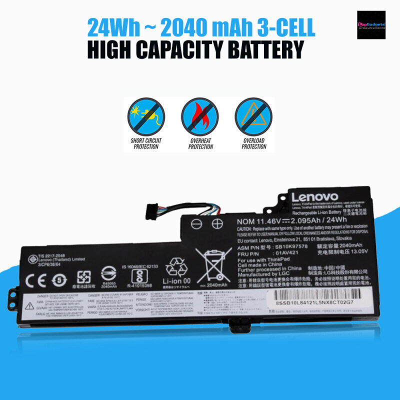Lenovo 01AV489 original battery