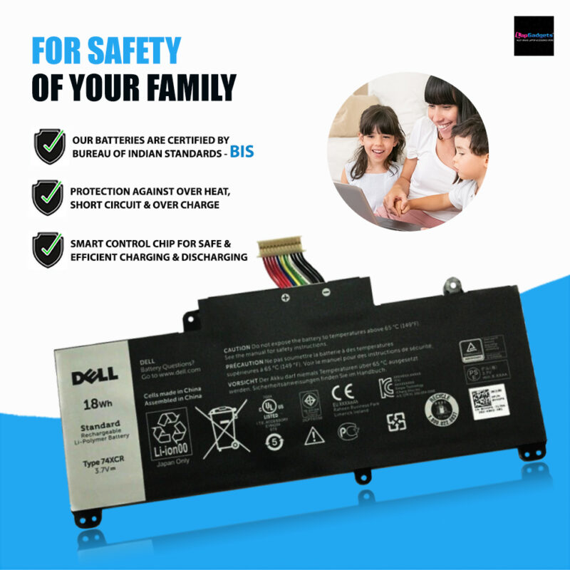 Original Dell 74XCR Laptop Battery,Original Dell 74XCR Laptop Battery price, dell laptop battery, Dell Venue 8 Pro 5830 battery